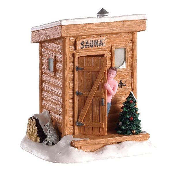 Sauna nel Bosco It's Cold Out There H 10 cm Lemax - 03512
