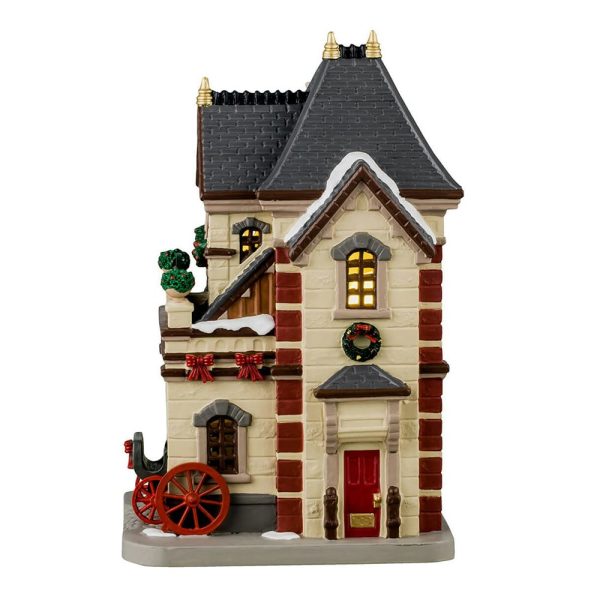 Noleggio di Carrozze Crane's Carriages H 21 cm Edificio Illuminato Lemax - 45258 - immagine 2