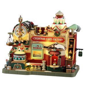 DIFETTOSO Fabbrica di Torte Christmas Cake Factory H 28 cm Lemax - 45268