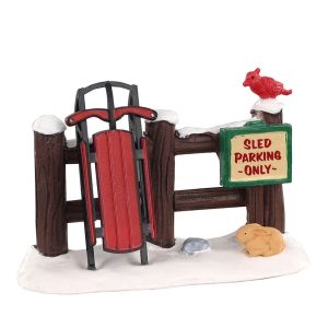 Parcheggio per Slittini Sled Parking Only H 5 cm Accessorio Lemax - 04740