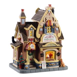 Boutique dei Dolciumi Claire's Confectionery H 19 cm Edificio Illuminato Lemax - 05665