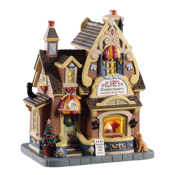 Boutique dei Dolciumi Claire's Confectionery H 19 cm Edificio Illuminato Lemax - 05665