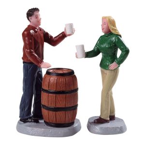 Salute! Cheers! H 6 cm, Set di 2 Pezzi Personaggio Lemax - 92769