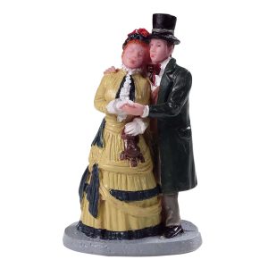 Coppia Vintage a Passeggio Dickens Couple H 7 cm Personaggio Lemax - 92772