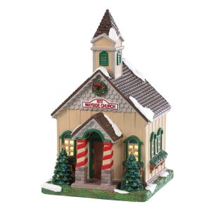 Chiesa Wayside Church H 18 cm Edificio Illuminato Lemax - 85414