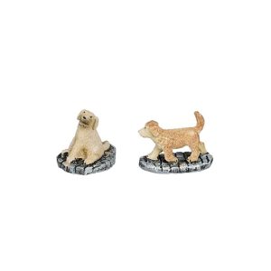 Cuccioli Golden Retriever Pups H 2 cm, set di 2 pezzi Animali LuVille - 1163040