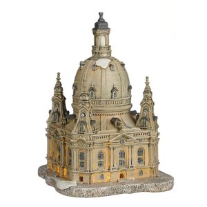 Basilica Frauenkirche H 27 cm Edificio Illuminato LuVille- 1163032