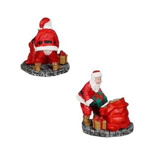Troppi Biscotti per Babbo! Santa Has Eaten Too Many Cookies  H 6 cm Personaggio LuVille - 1163007