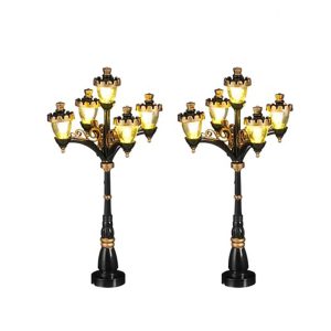 Lampioni a Cinque Bracci Lantern H 13 cm, set di 2 pezzi Accessorio Illuminato LuVille - 1162547