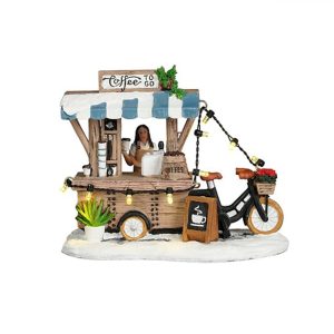 Chiosco del Caffè Coffee to Go H 11 cm Scena Illuminata LuVille - 1142376