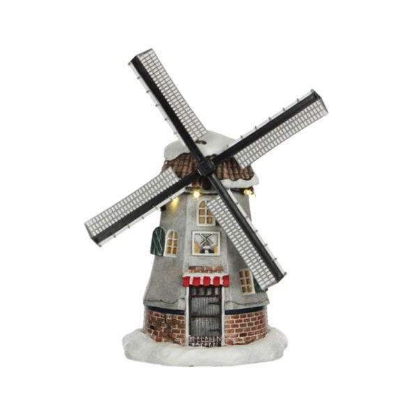 Mulino Olandese Dutch Mill H 22 cm Edificio in Movimento LuVille - 1031288