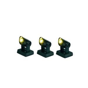 Faretti Rotondi a Luce Calda Spot Light Warm White H 1,5 cm, set di 3 pezzi Accessorio Illuminato LuVille - 1025885