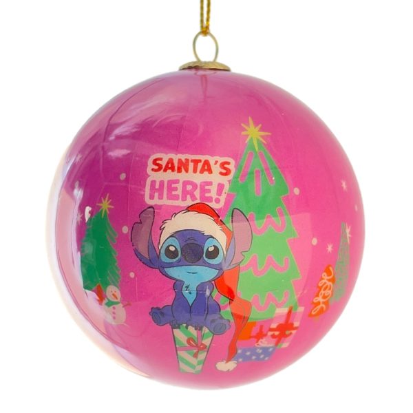 Box 9 Sfere in Plastica ©Disney Lilo & Stitch Kurt Adler - Ø 8 cm - immagine 3