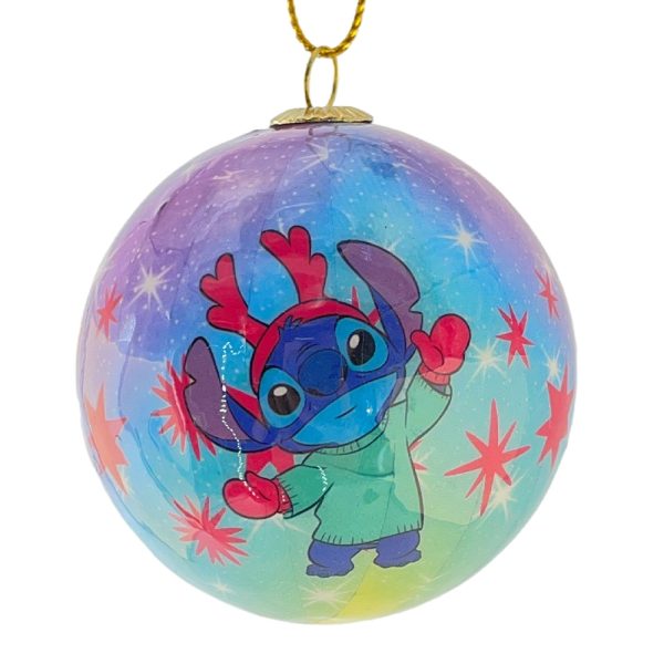 Box 8 Sfere in Plastica ©Disney Lilo & Stitch Kurt Adler - Ø 6 cm - immagine 4