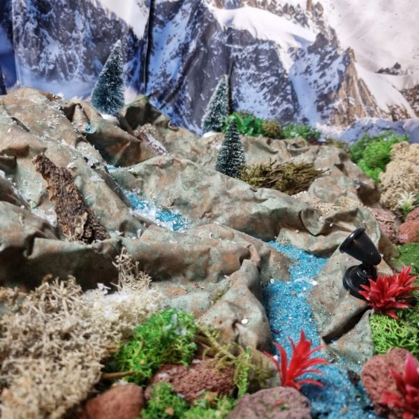 Carta per Sfondi Modellabile Effetto Roccia Camouflage MyVillage - 120 x 100 cm - immagine 2