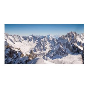 Tela per Sfondo Effetto Montagne Innevate MyVillage - 150 x 75 cm