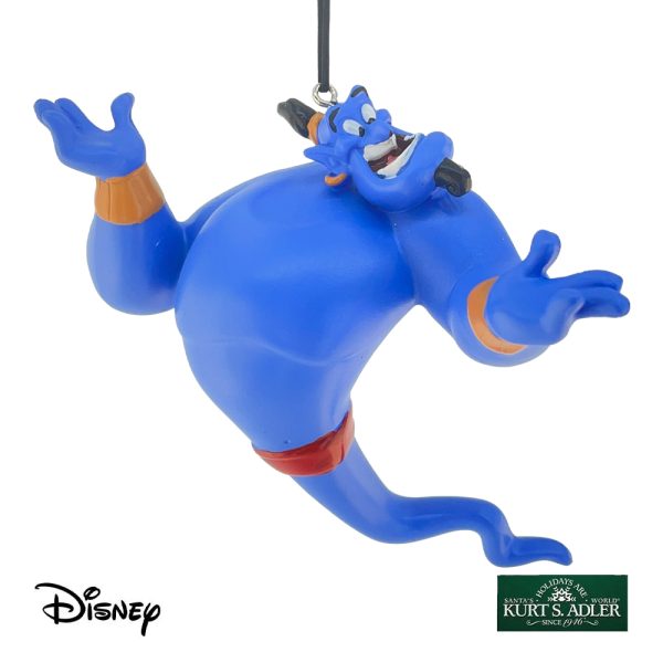 Genio Personaggio Aladdin Disney© in Resina Kurt Adler - H 11 cm