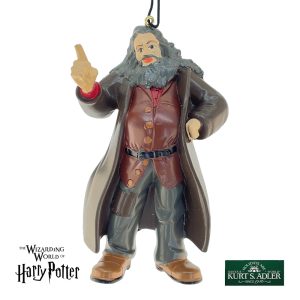 Rubeus Hagrid Wizarding Worldin Resina Kurt Adler - H 11 cm