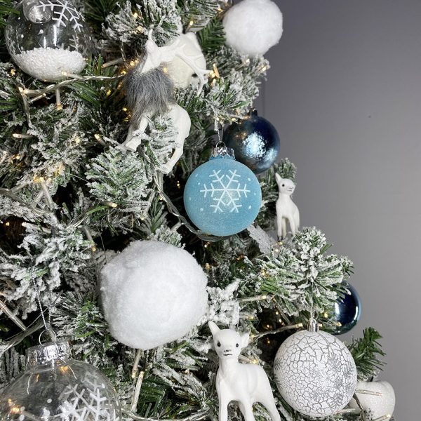 Christmas Box Luxury Artico Azzurro e Bianco: il tuo albero perfetto, tutto in una box - immagine 3