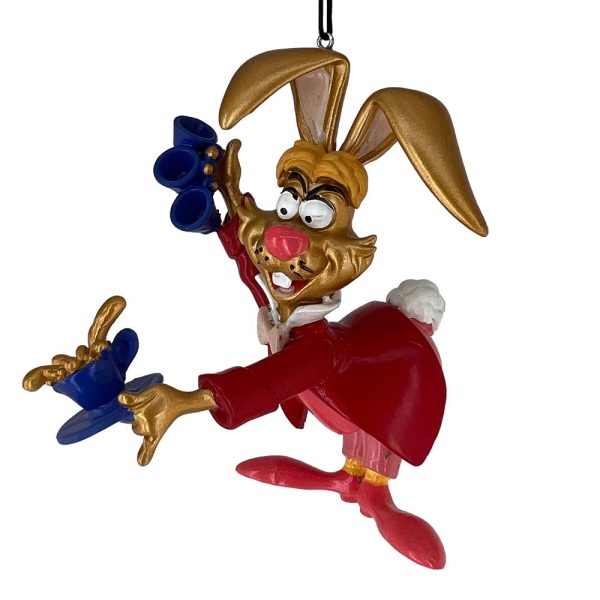 Leprotto Bisestile Alice nel Paese delle Meraviglie Disney© Classics in Resina Kurt Adler - H 12 cm - immagine 3