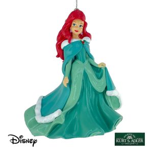 Principessa Ariel Personaggio Disney© Princess in Resina Kurt Adler - H 10 cm