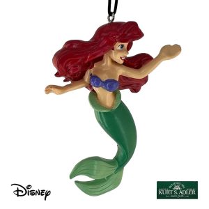 Ariel di La Sirenetta Disney© Princess in Resina Kurt Adler - H 9 cm