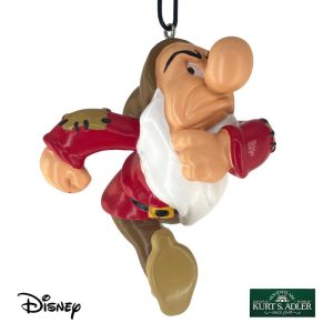 Brontolo di Biancaneve e i Sette Nani Disney© Princess in Resina Kurt Adler - H 9 cm