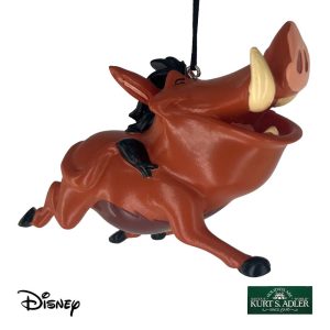 Pumbaa Personaggio di Il Re Leone Disney© Classics in Resina Kurt Adler - H 8 cm