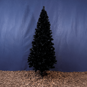 Albero di Natale Abete artificiale Nero Slim