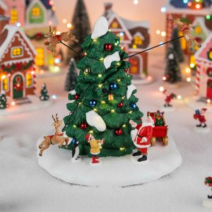 Reindeer Races H 20 cm Scena in Movimento Lemax - 54455