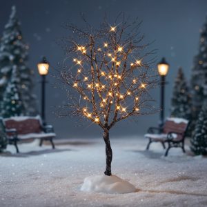 Albero Butternut Tree Clear Light H 24 cm Accessorio Illuminato Lemax - 54523