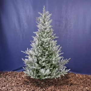 Albero di Natale Abete artificiale Cervinia Innevato - Brinato e Super Realistico