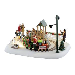 Parco Giochi Puppy Play Park H 15 cm Scena in Movimento Lemax - 54456
