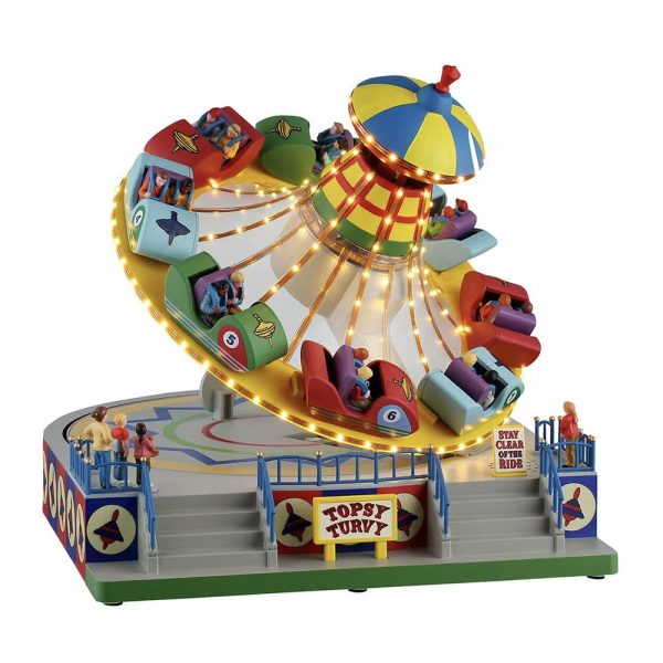 Giostra Topsy Turvy H 20 cm Giostra in Movimento Lemax - 54451 - immagine 2