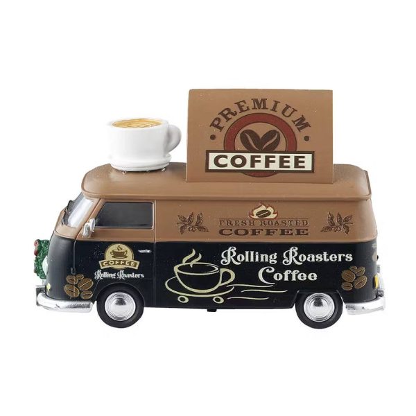 Camioncino del Caffè Espresso Rolling Roasters Coffee H 8 cm Lemax - 53747 - immagine 4