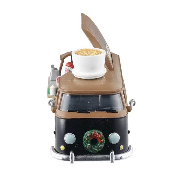 Camioncino del Caffè Espresso Rolling Roasters Coffee H 8 cm Lemax - 53747 - immagine 3