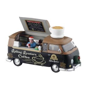 Camioncino del Caffè Espresso Rolling Roasters Coffee H 8 cm Lemax - 53747