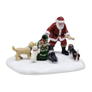 Regali per i Cuccioli Dog Park Christmas H 7 cm Personaggio Lemax - 53744