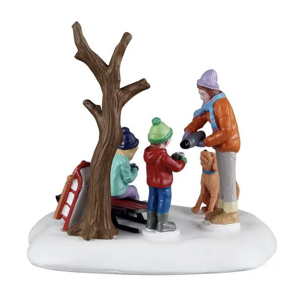 Cioccolata Calda nella Neve Cocoa Time H 9 cm Personaggio Lemax - 53739 - immagine 3