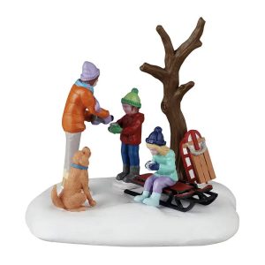 Cioccolata Calda nella Neve Cocoa Time H 9 cm Personaggio Lemax - 53739
