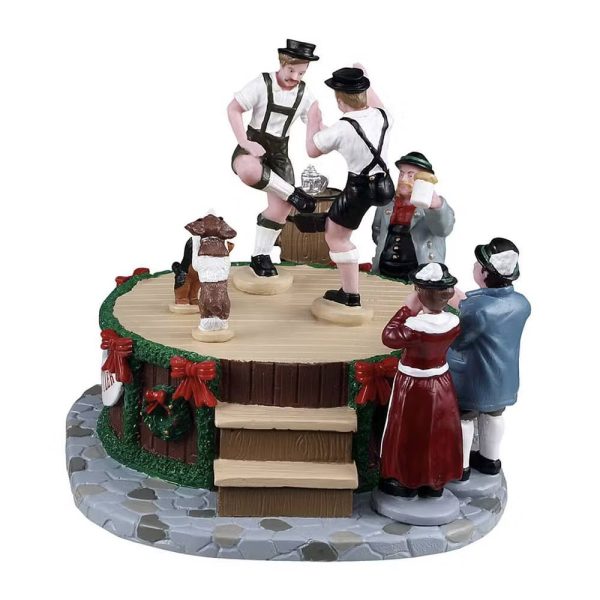 Danzatori Bavaresi Leapin' Lederhosen H 10 cm Personaggio Lemax - 53738 - immagine 4
