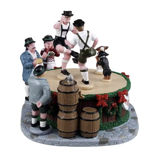 Danzatori Bavaresi Leapin' Lederhosen H 10 cm Personaggio Lemax - 53738 - immagine 2