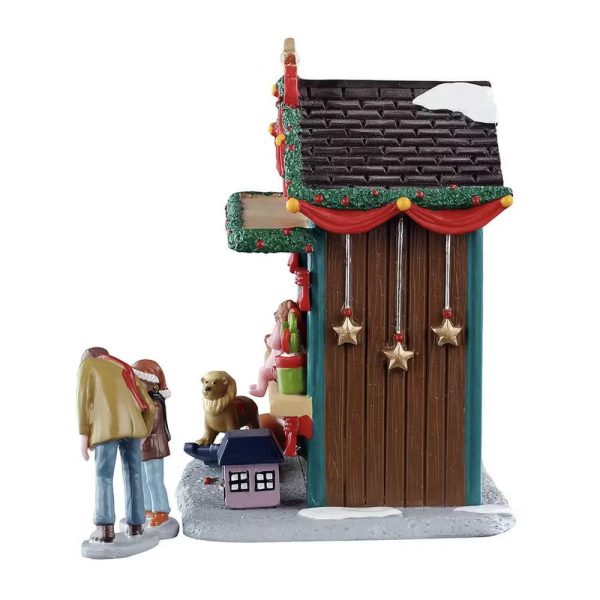 Chiosco dei Giocattoli Santa's Workshop Toys, set di 3 pezzi Bancarella del Mercatino H 14 cm Lemax - 53737 - immagine 4