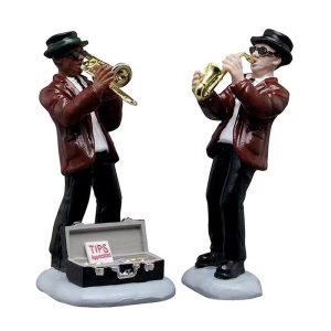 Musicisti Jazz Jazz Duo H 7 cm, set di 2 pezzi Personaggio Lemax - 52523