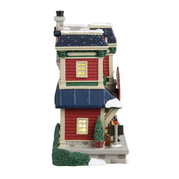 Stazione Holly Jolly Junction H 20 cm Edificio Illuminato Lemax - 45274 - immagine 4