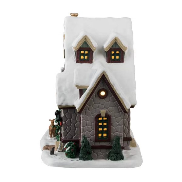 Villetta Innevata White Christmas H 16 cm Edificio Illuminato Lemax - 45235 - immagine 3