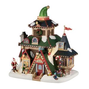 Rifugio degli Elfi Elwood's Elf Lodge H 22 cm Edificio Illuminato Lemax - 45224