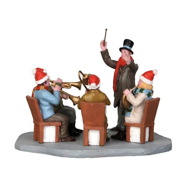 Banda di Natale Gazebo Band H 8 cm Personaggio Lemax - 33034 - immagine 3