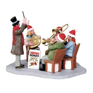 Banda di Natale Gazebo Band H 8 cm Personaggio Lemax - 33034