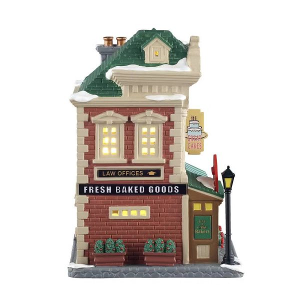 Pasticceria Artigianale Pat-A-Cake Bakery H 19 cm Edificio Illuminato Lemax - 55349 - immagine 2